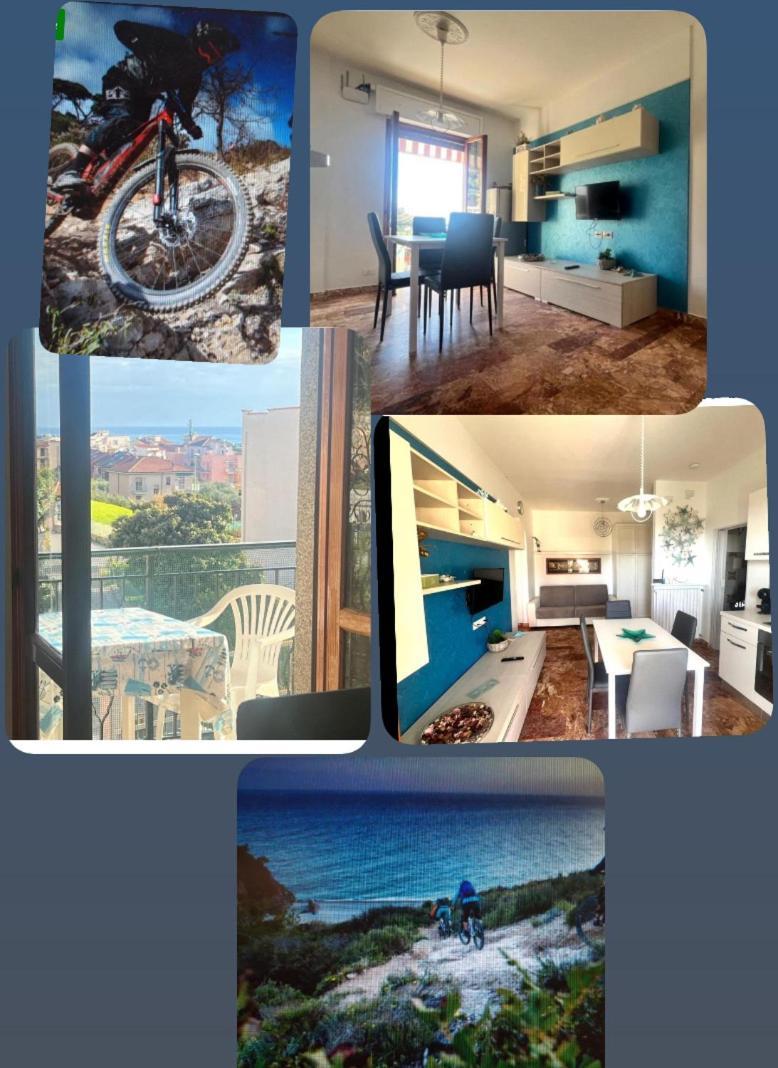 Apartment Aurora & Nicole Ideal Per Biker Con Terazza Vista Mare Parcheggio E Wi-Fi Gratuiti Pietra Ligure Buitenkant foto